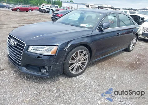2016 Audi A8 L 4.0T Sport z USA, uszkodzony, nr VIN WAU43AFD4GN017144